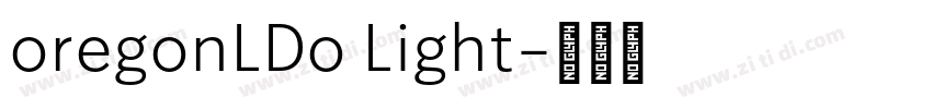 oregonLDo Light字体转换 oregonLDo Light字体转换
